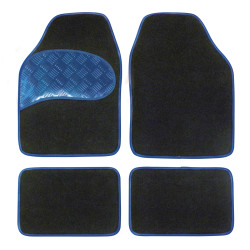 Tapis de sol pour voiture Sportivo bleu 4 pièces CARPOINT