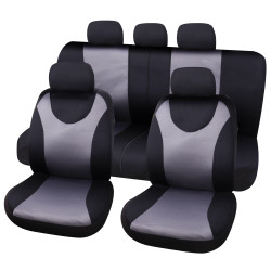 Set de housses pour siège gris 9 pièces CARPOINT