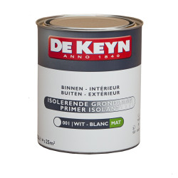 Primer isolant intérieur et extérieur blanc mat 2,5 L DE KEYN