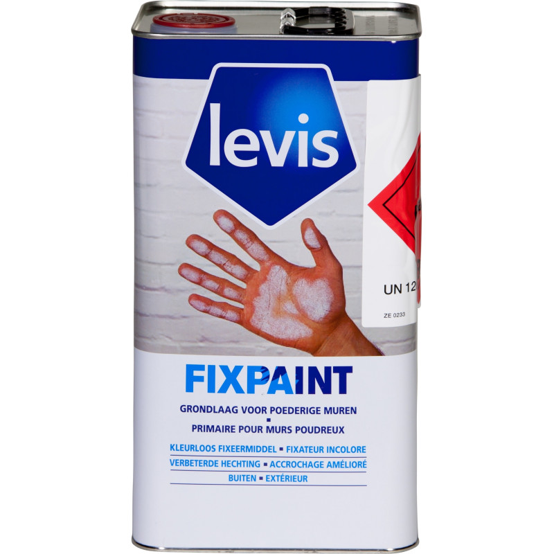 Primer fixateur pour support extérieur poudreux Fixpaint incolore 1 L LEVIS