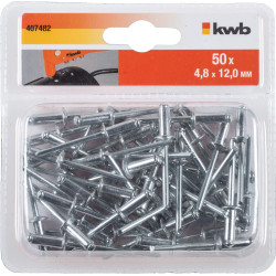 Rivet 4,8 x 12 mm 50 pièces – Fixation Solide | KWB