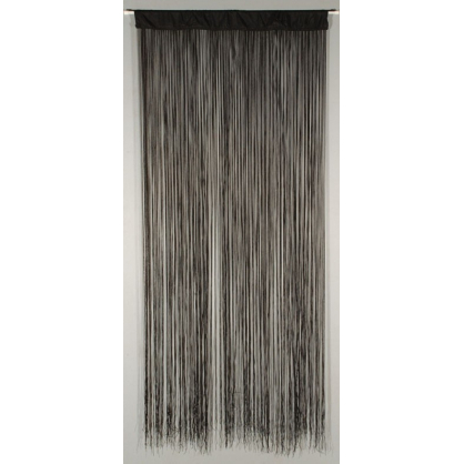 Porte provençale String noire 90 x 200 cm CONFORTEX
