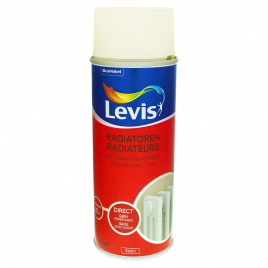 Laque en spray pour radiateur Canvas satinée 0,4 L LEVIS