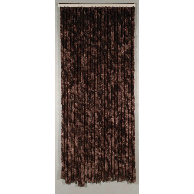 Porte provençale Castor brune 90 x 205 cm CONFORTEX