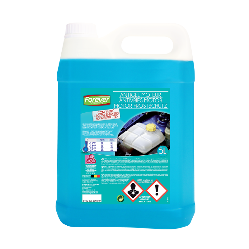 Antigel pour moteur concentré 5 L FOREVER