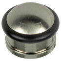 Arrêt de porte à visser en inox Ø 30 x 35 mm