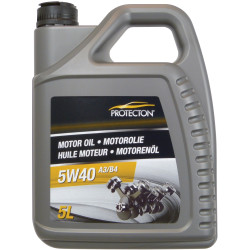 Huile Moteur Synthétique 5W40 A3/B4 5L – Protection Moteur | PROTECTON