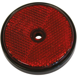 Réflecteur rond rouge CARPOINT – Sécurité | CARPOINT