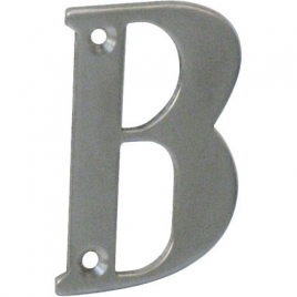 Lettre B en acier inoxydable 65 mm