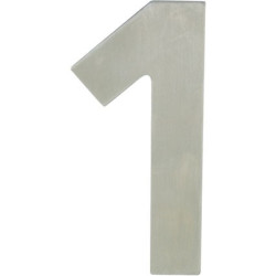 Chiffre 1 Inox 120mm – Décoration Élégante | LINEA BERTOMANI