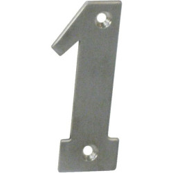 Chiffre 1 Inox 65mm – Décoration Élégante | LINEA BERTOMANI