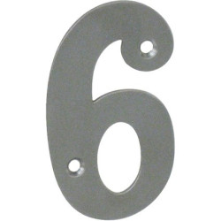 Chiffre 6 Inox 65mm – Décoration Durable | LINEA BERTOMANI