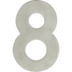 Chiffre 8 Inox 120mm – Décoration Moderne | LINEA BERTOMANI