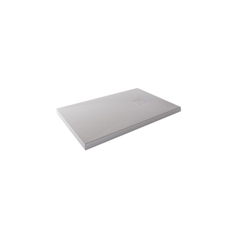 Receveur de douche Stone 2 gris rectangle 120 x 80 cm AURLANE