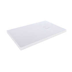 Receveur de douche Stone 2 blanc rectangulaire 140 x 90 | AURLANE