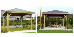 Pavillon en bois