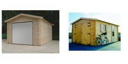 Garage en bois