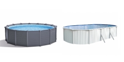 Piscine à parois PVC ou métalliques