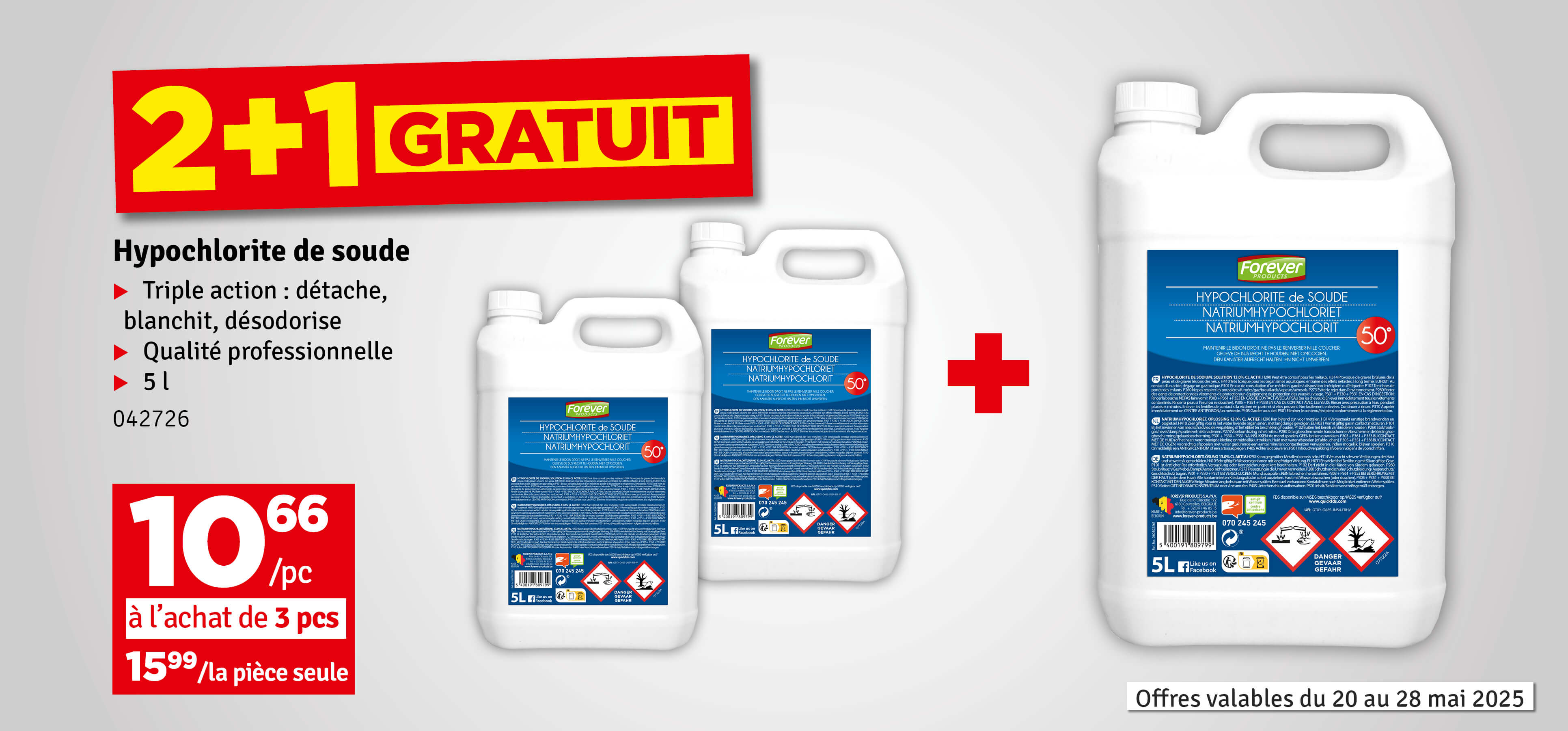 Promo - Hypochlorite de soude