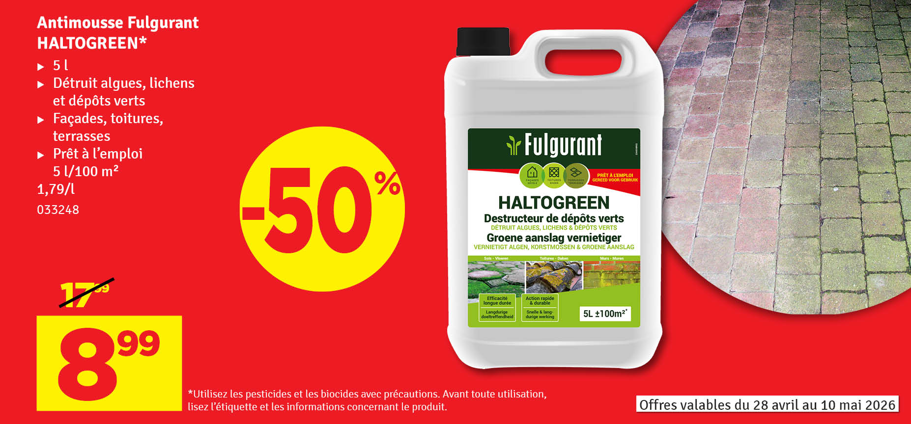 Anti-dépôts verts Haltogreen 5 L FULGURANT GARDEN