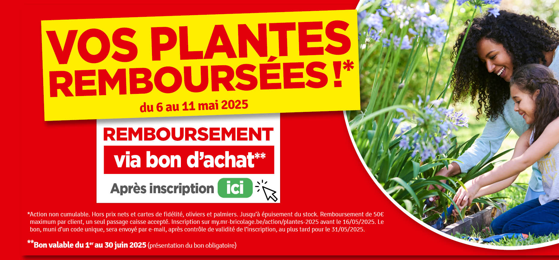 Action - Vos plantes remboursées