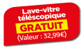 LAVE VITRE GRATUIT