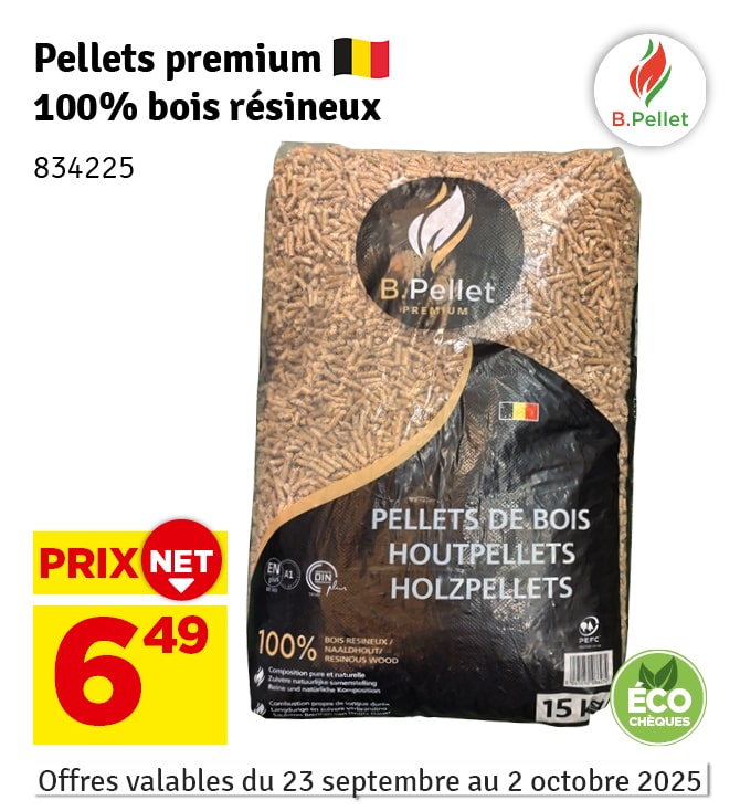Sac de pellets résineux 15 KG