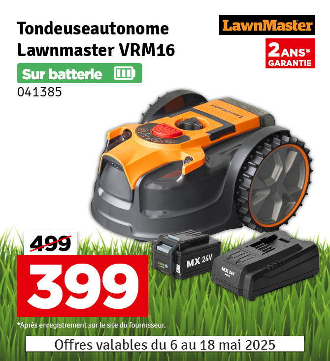 Tondeuse robot autonome VRM16 LAWNMASTER