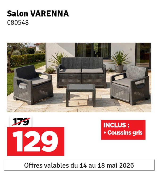 Salon de jardin Varenna