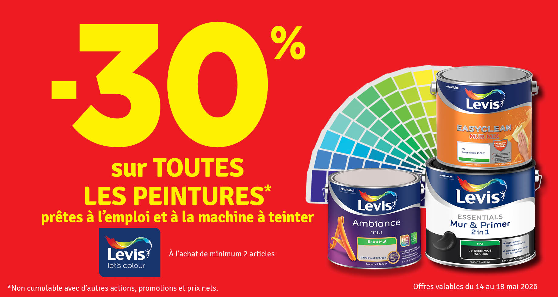 Peinture Levis à -30 %