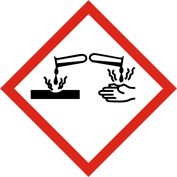 Description du code du symbole de danger (GHS) : Corrosion (GHS05) - Décrit les corrosifs pour la peau, les yeux et / ou les métaux