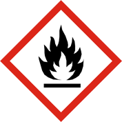 Description du code du symbole de danger (GHS) : Flamme (GHS02) - Détecte les substances inflammables
